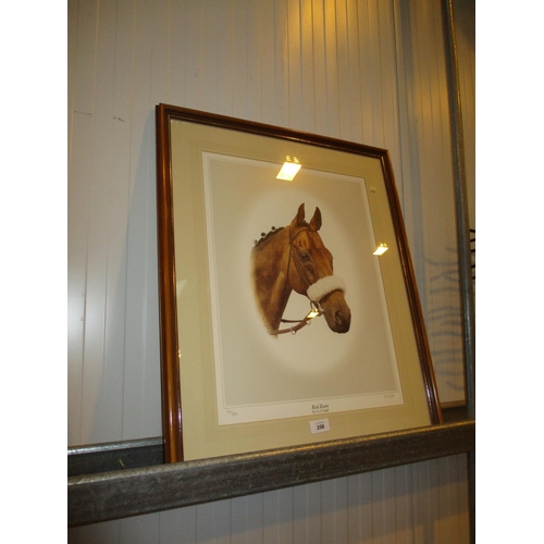 258 - A J Gadd Signed Print of Red Rum 241/850