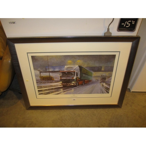 263 - Alan Fearnley Signed Print Winter