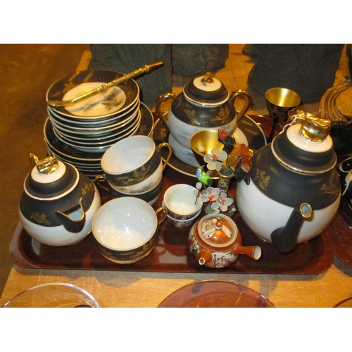 72 - Japanese Porcelain Tea Set and Other Items