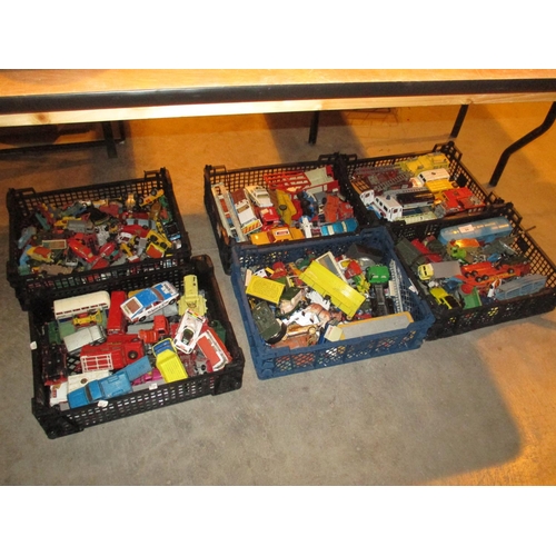 84 - Six Boxes of Play Worn Vehicles