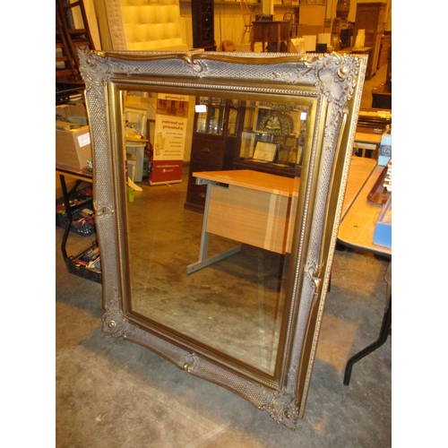 184 - Swept Gilt Frame Wall Mirror, 102x129cm