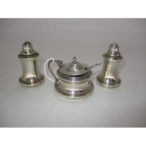 278 - Set of 3 Silver Condiments, Birmingham 1932