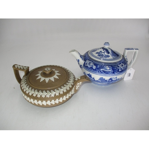 287 - Spode and Wedgwood Fallow Deer Teapots