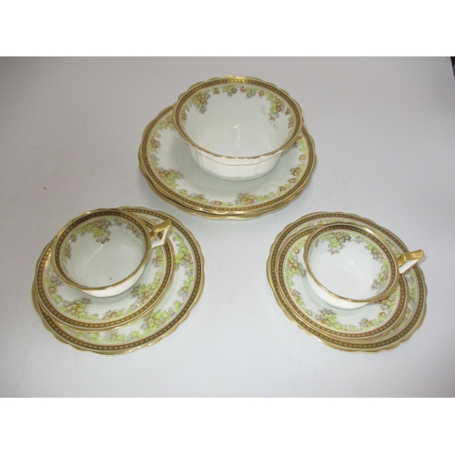 290 - Cauldon Porcelain 39 Piece Tea Set