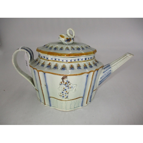 293 - 19th Century Pearlware Teapot