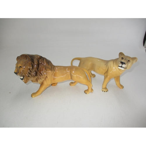 301 - Beswick Lion and Lioness