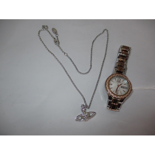 312 - Vivienne Westwood Necklace and a Casio Sheen Watch