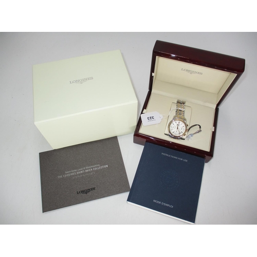 Longines Saint-Imier Automatic Watch No. 38463529, L2.753.5, with Box and Booklets