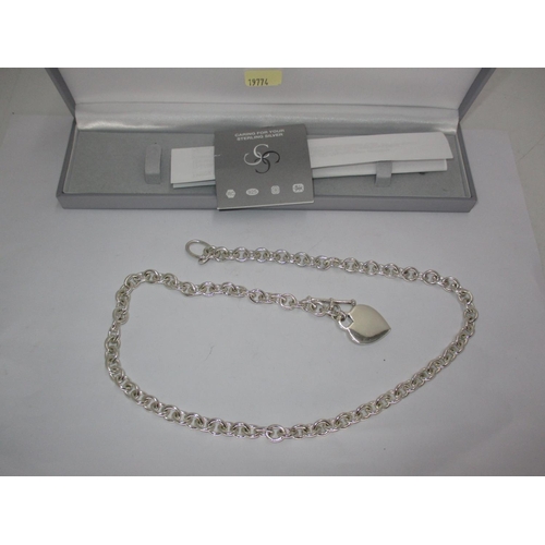 344 - Silver Necklace, 62g