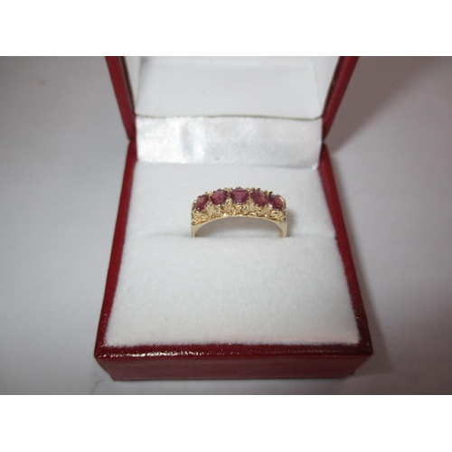 351 - 9ct Gold Ruby Ring