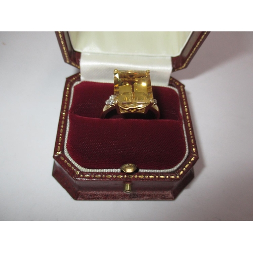 358 - Large Citrine Ring