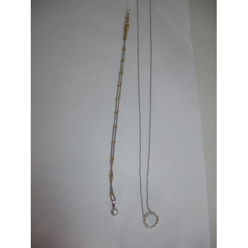 392 - Two 14ct Gold Necklaces, 7.3g total