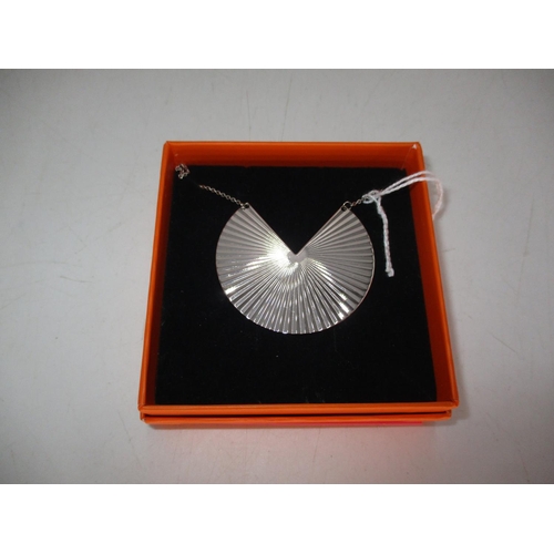 413 - Swiss Silver Pendant with Chain