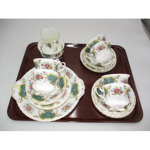 440 - Royal Albert Berkeley 21 Piece Tea Set