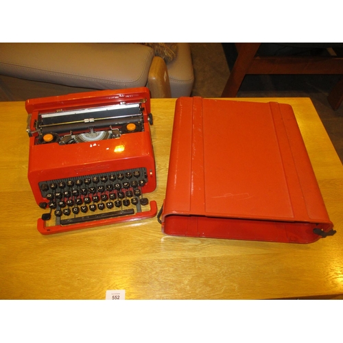 475E - Olivetti Valentine Typewriter