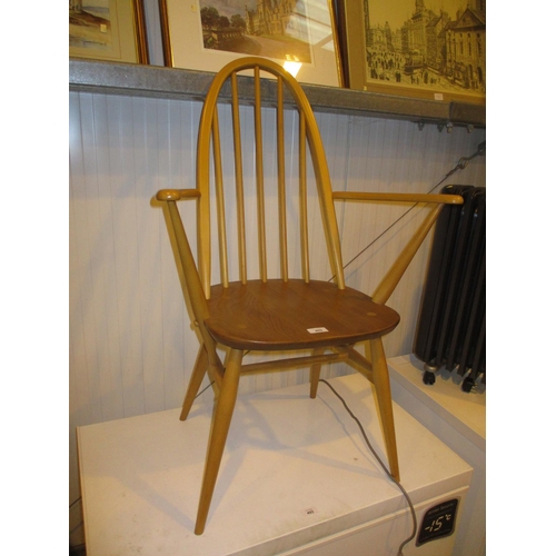 492 - Ercol Light Wood Armchair