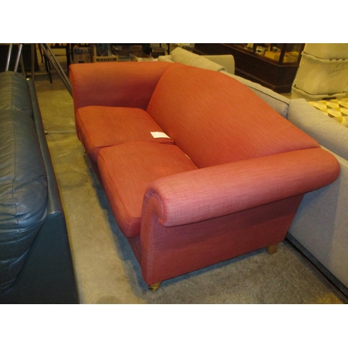 546 - Modern Scroll Arm Settee