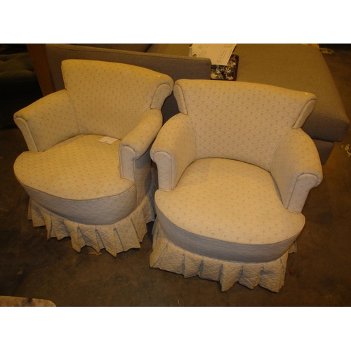 549 - Pair of Vintage Tub Chairs