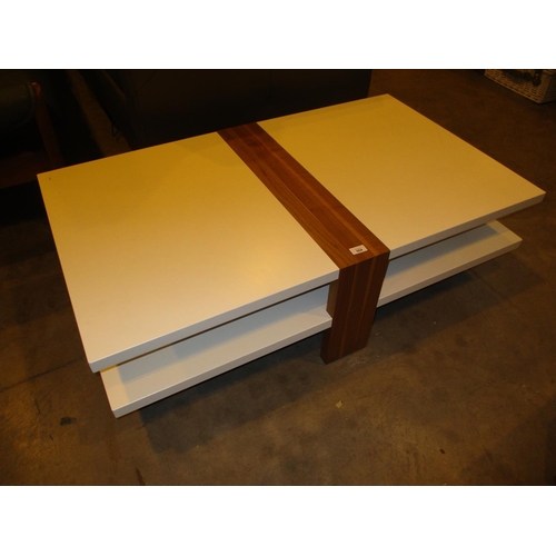 554 - Modern 2 Tier Coffee Table, 120x70cm