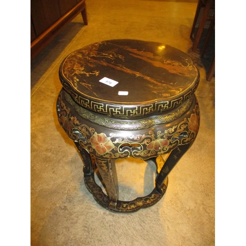 576 - Chinoiserie Lacqered Plant Table