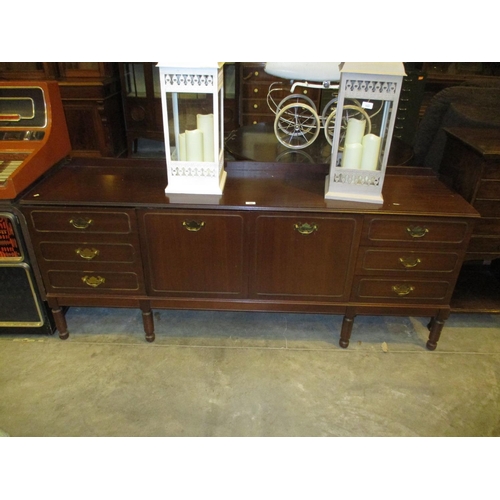 588 - Mid 20th Century Mahogany Sideboard, 184cm