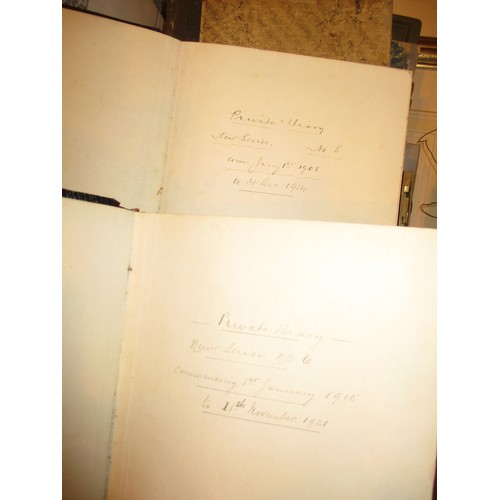 215 - Two Boxes of Ledgers and Papers Relating to Sir Herbert Gibson etc