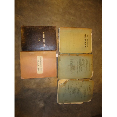 215 - Two Boxes of Ledgers and Papers Relating to Sir Herbert Gibson etc