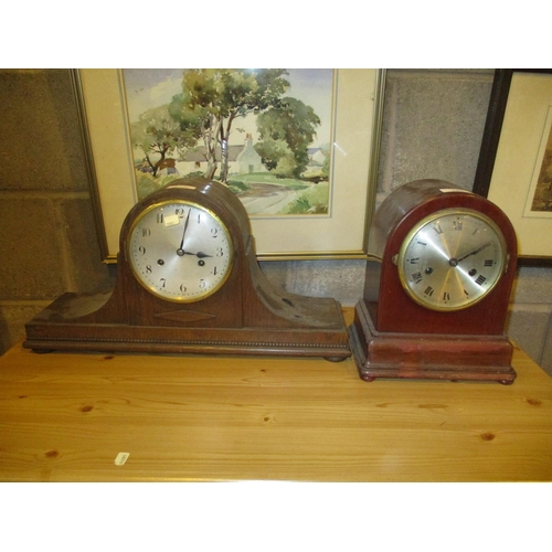 103 - Gustav Becker and J. Unghans Mantel Clocks