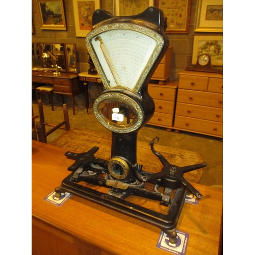 113 - Victorian Shop Scales by H Pooley & Sons No. 5963