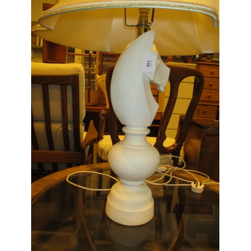 135 - Large Table Lamp in the Form of a Chess Piece