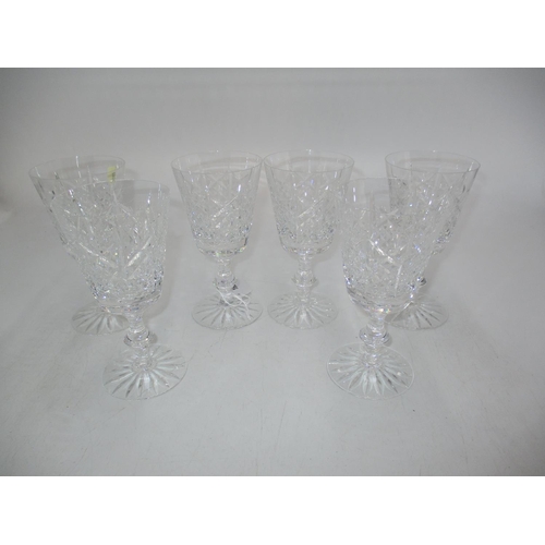 192 - Set of 6 Edinburgh Crystal Wine Goblets