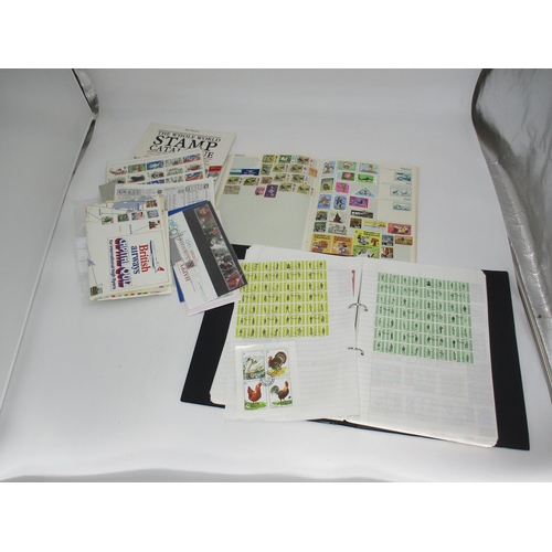 303 - Two Albums of Stamps and a Catalogue