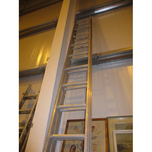 381 - Large Extending Ladder and a Step Ladder