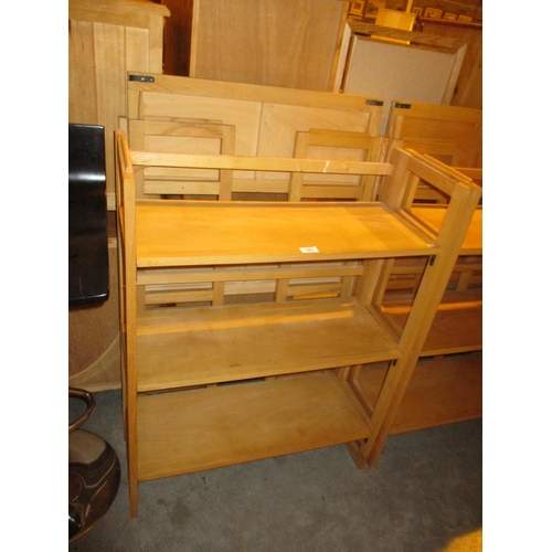 391 - Pair of Folding Bookshelves