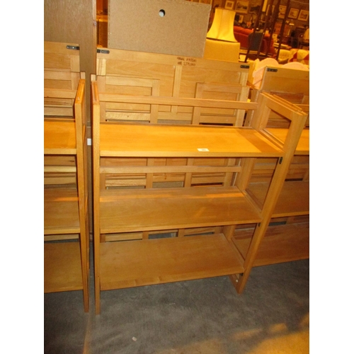 393 - Pair of Folding Bookshelves