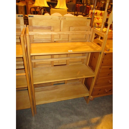 394 - Pair of Folding Bookshelves