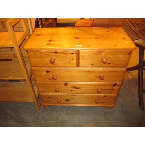 396 - Pine Chest of 5 Drawers, 79cm