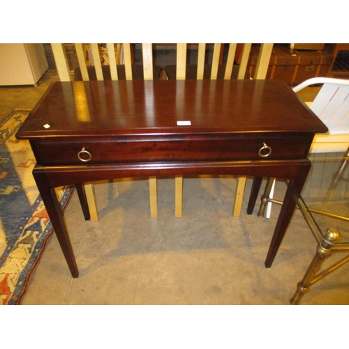 401 - Stag Minstrel Single Drawer Side Table, 92cm