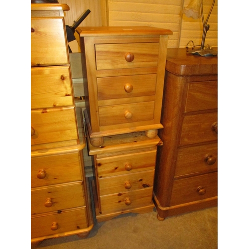 412 - Two Pine Bedside Chests