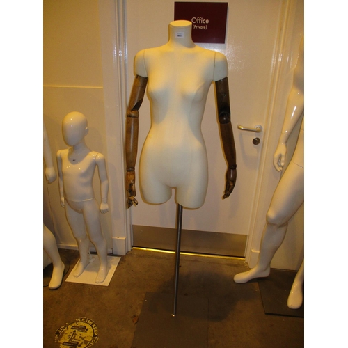 465 - Mannequin with Wooden Articulated Arms