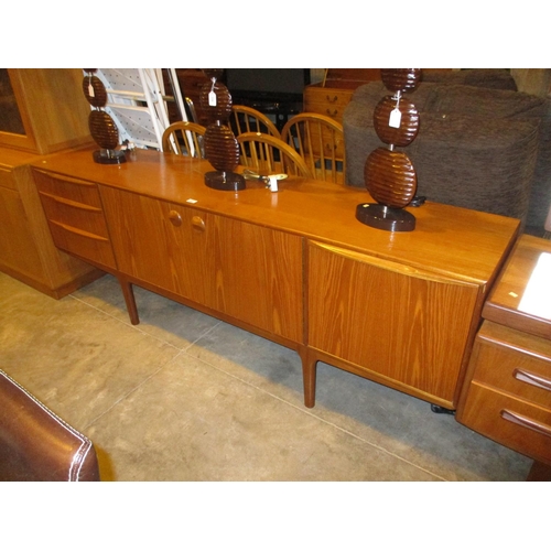 482 - McIntosh Mid 20th Century Teak Long John Sideboard, 205cm