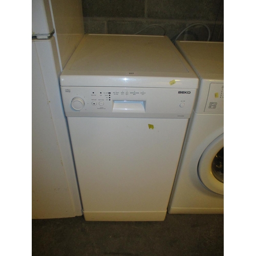 517 - Beko Slimline Dishwasher