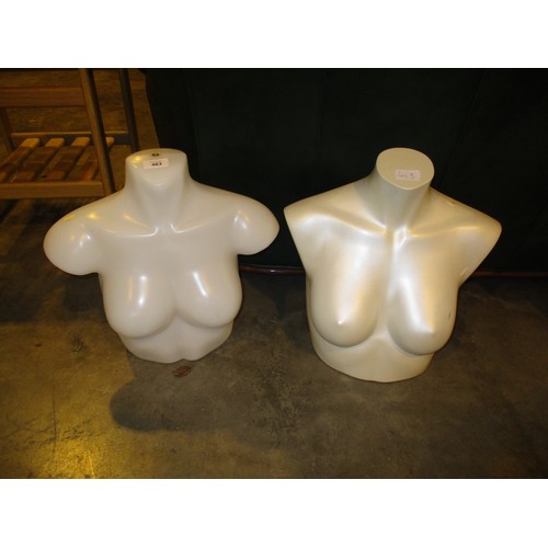 463 - Two Mannequin Busts