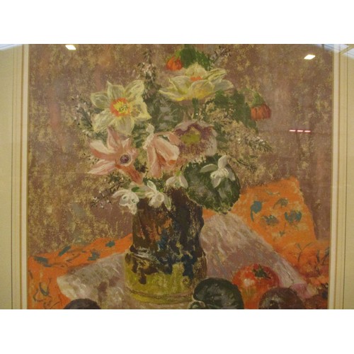 335 - Mary Nicol Neill Armour, 1981, LLD, RSA, RSW, RGI, Scottish 1902-2000, Pastels, Early Spring Flowers... 