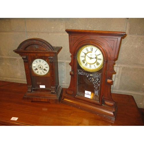 105 - Two Victorian Mantel Clocks