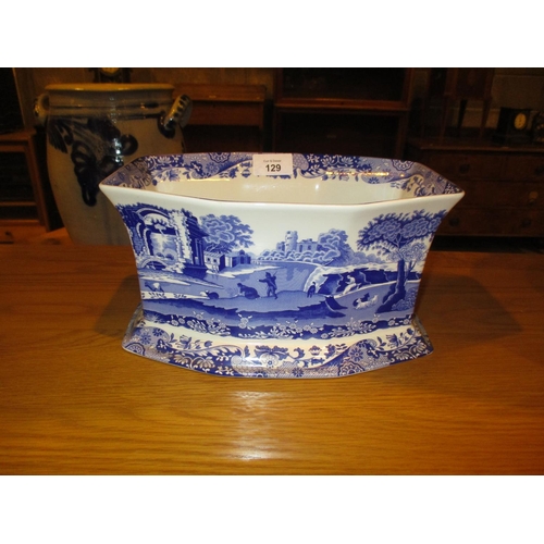 129 - Spode Italian Jardinière, 25x18cm