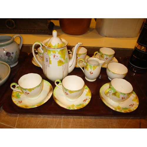 181 - Grafton Hand Painted 15 Piece Coffee Set