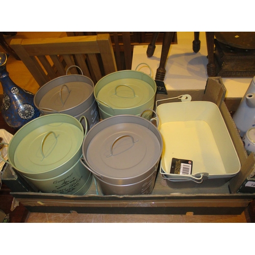 184 - Four Composting Buckets and 2 Baskets