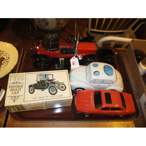 198 - Tin Plated Limited Edition Model Car and 4 Other Items