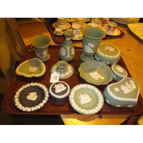 219 - Wedgwood Green and Black Jasper China